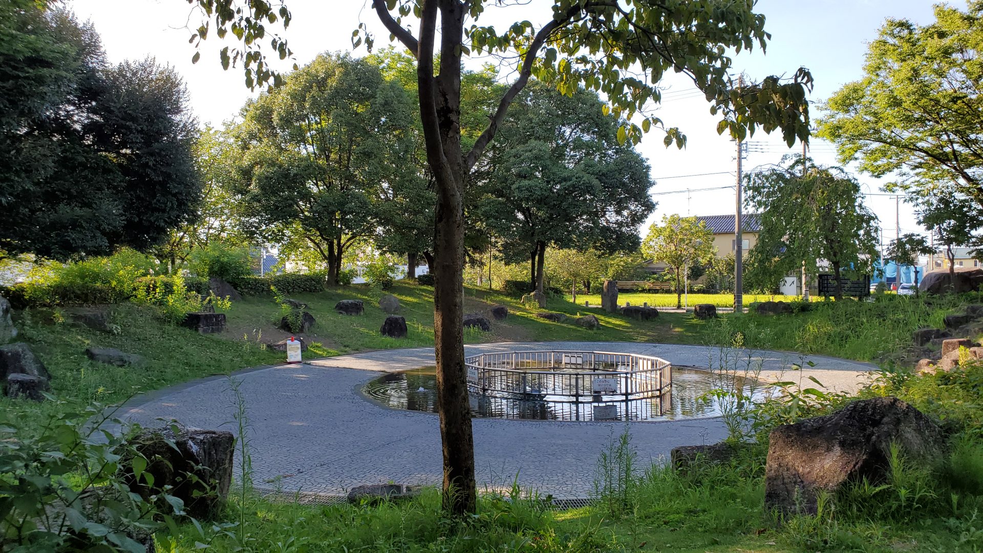 泉の広場、金沢、公園、噴水